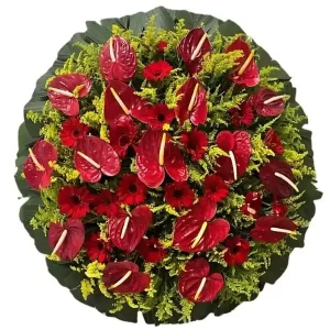 Coroa de Flores para velório Premium D