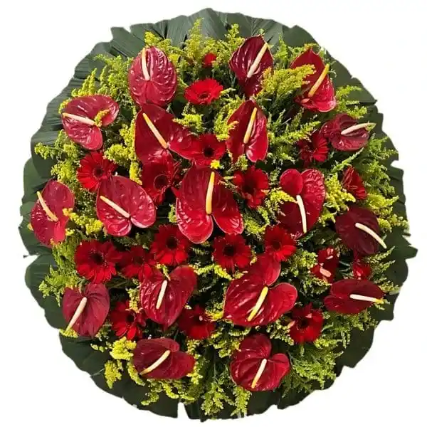 Coroa de Flores para velório Premium D